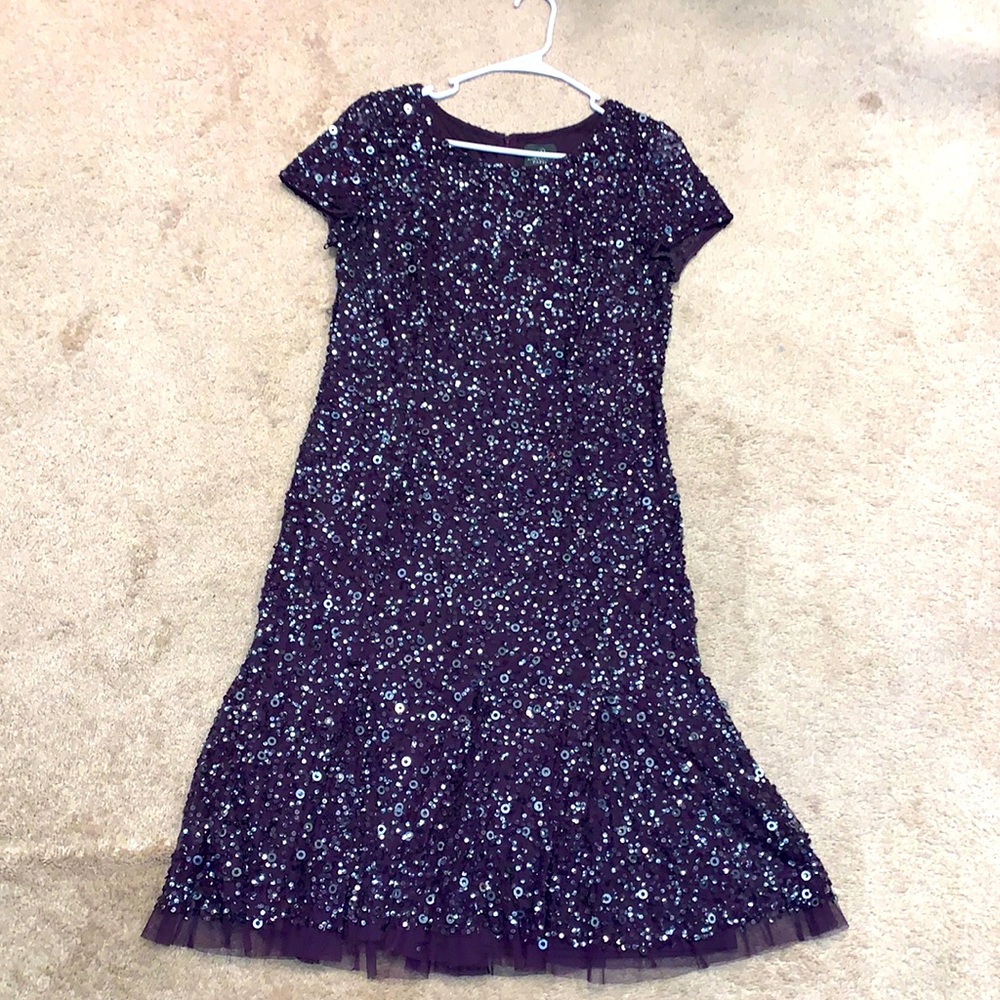 Adrianna Papell Sequin Cocktail Dress
